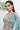 Sequins Work On Turquoise Blue Chiffon Silk 3 Piece Lehenga With Beautiful Blouse