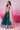 Sequins Work Teal Satin Reception Wear Lehenga Choli