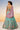 Engaging Cyan Color Georgette Fabric Sequins Work Wedding Wear Lehenga Choli