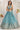 Mesmerizing Poly Georgette Turquoise Blue Thread Embroidery Lehenga Choli