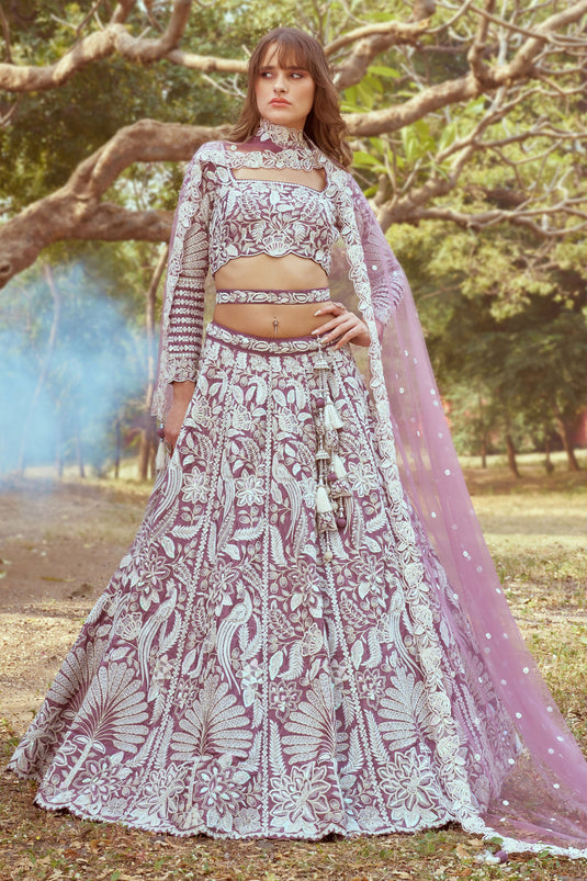 Enchanted Lavender Designer Lehenga Choli