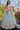 Blue Color Net Fabric Bridal Lehenga Choli