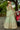 Sequins Embroidered Lime Green Wedding Lehenga In Chiffon With Designer Choli