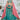 Sea Green Pure Satin Heavy Embroidered Wedding Lehenga Choli