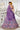 Deep Purple Pure Tissue Heavy Embroidered Wedding Lehenga Choli