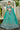 Sea Green Pure Tissue Heavy Embroidered Wedding Lehenga Choli