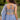 Blue Color Glorious Organza Fabric Lehenga