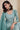 Elegant Cyan Straight Suit In Chinon Fabric