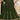 Elegant Mehendi Green Georgette Sangeet Wear Readymade Anarkali Suit