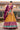 Art Silk Fabric Mustard Color Beatific Look Patola Style Foil Printed Lehenga