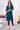 Bewitching Rayon Fabric Readymade Casual Kurti In Teal Color