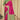 Rani Color Silk Fabric Coveted Saree With Weaving Work