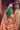Silk Fabric Multi Color Bridal 3 Piece Lehenga Choli With Embroidery Work
