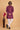 Art Silk Wine Readymade Kurta And Aligadhi Pant With Embroidered Jacket For Men