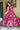 Magenta Digital Printed Readymade Anarkali Style Gown With Dupatta