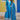 Sky Blue Silk Indo Western Front Cut And Pant And Dupatta