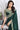 Beguiling Border Work On Dark Green Color Art Silk Fabric Saree