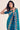 Ingenious Printed Teal Color Banarasi Style Silk Saree