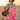 Ingenious Floral Printed Rani Color Art Silk Saree