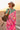 Ingenious Floral Printed Rani Color Art Silk Saree