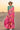 Ingenious Floral Printed Rani Color Art Silk Saree
