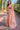 Border Work On Awesome Net Fabric Saree In Peach Color