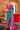 Creative Cyan Color Art Silk Fabric Patola Printed Saree