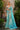 Cyan Color Art Silk Saree With Printed Blouse