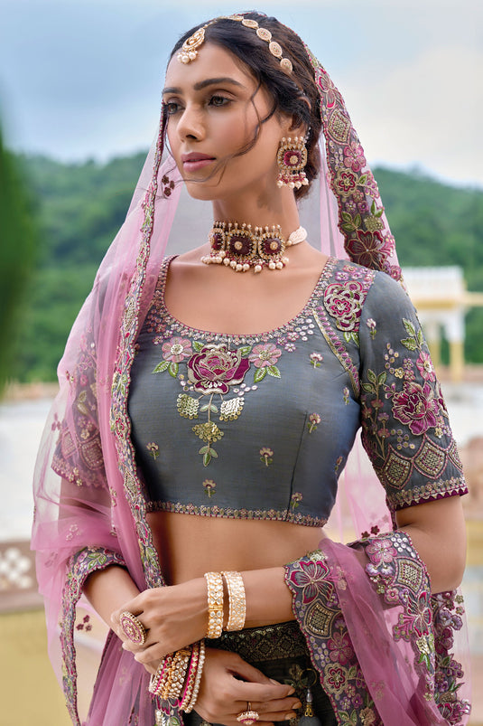 Eternal Elegance Silk Bridal Wear Lehenga Choli