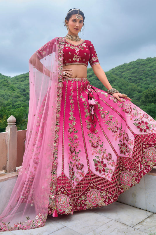 Rani Essence Silk Fabric Bridal Lehenga Choli