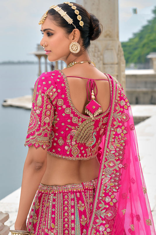 Majestic Rani Pure Silk Semi Stitched Lehenga Choli