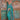 Soothing Art Silk Printed Saree In Cyan Color