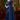 Opulent Blue Charm Satin Saree