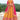 Coral Orange Heavy Embroidered Bridal Lehenga Choli