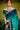 Vibrant Dark Cyan Color Fancy Saree with Intricate Border Finish