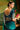 Vibrant Dark Cyan Color Fancy Saree with Intricate Border Finish