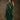 Satin Chiffon Plain Saree In Dark Green Color