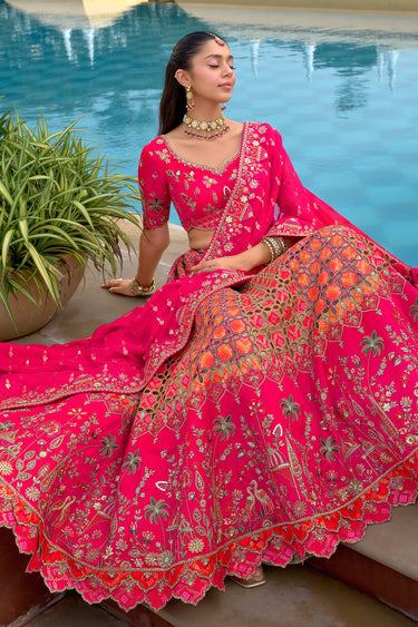 Gorgeous Rani Silk Heavy Lehenga Choli