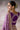 Lavender Crepe Fabric Weaving Work Function Wear Saree