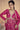 Vartika Singh Trendy Georgette Fabric Rani Color Readymade Gown With Dupatta