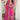 Excellent Organza Fabric Pink Color Embroidered Pakistani Suit