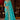 Art Silk Embroidered Border Work Cyan Wedding Wear Saree