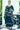 Engaging Teal Color Chinon Fabric Embroidered Palazzo Suit