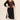Bewitching Embroidered Work On Rayon Fabric Readymade Kurti In Black Color
