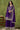 Purple Color Dola Silk Fabric Jacquard Work Classic Palazzo Suit