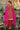 Chinon Fabric Red Color Stylish Readymade Dhoti Style Salwar Suit