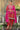 Chinon Fabric Red Color Stylish Readymade Dhoti Style Salwar Suit