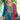 Teal Color Chinon Fabric Coveted Palazzo Suit