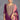Lovely Chinon Printed Palazzo Suit In Wine Color