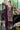 Chinon Fabric Purple Color Attractive Readymade Palazzo Suit